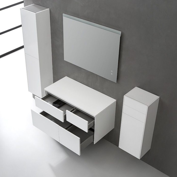 Koupelnový nábytek – set StoneArt Venice VE-1010pro bílý 100×52 levé p