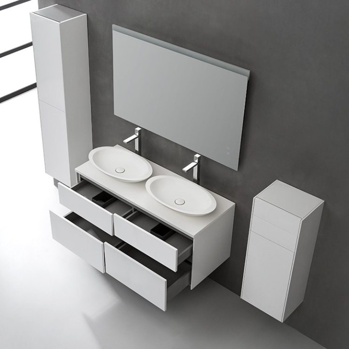 Koupelnový nábytek – set StoneArt Venice VE-1200pro-3 dubový tmavý 120