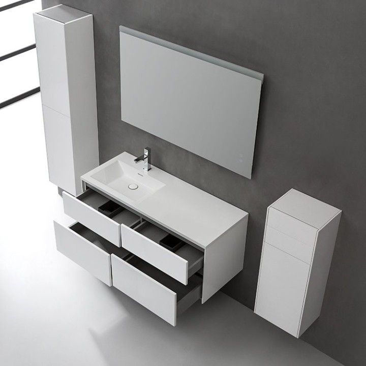 Koupelnový nábytek – set StoneArt Venice VE-1210-II dubový tmavý 120×5