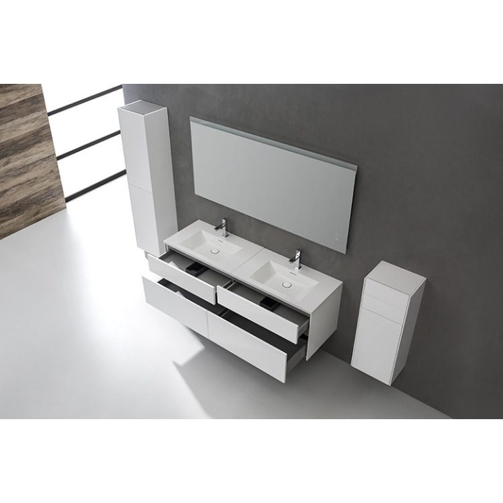 Koupelnový nábytek – set StoneArt Venice VE-1600-II tmavě šedý 160×52