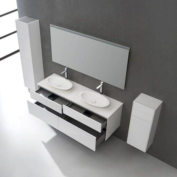 Koupelnový nábytek – set StoneArt Venice VE-1600pro-3 dubový tmavý 160