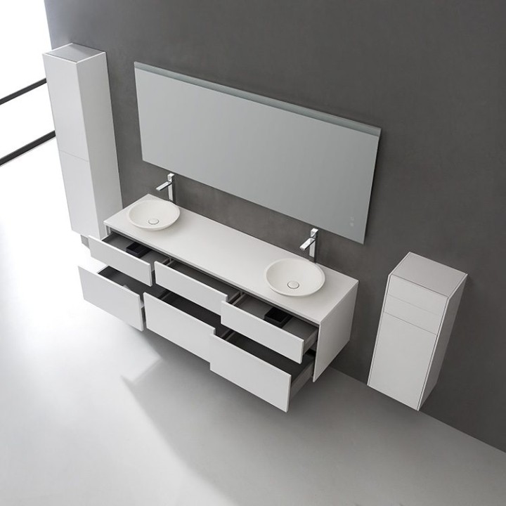 Koupelnový nábytek – set StoneArt Venice VE-1800pro-4 dubový tmavý 180