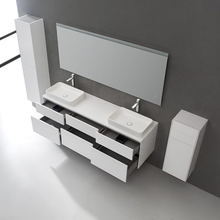 Koupelnový nábytek – set StoneArt Venice VE-1800pro-5 dubový tmavý 180
