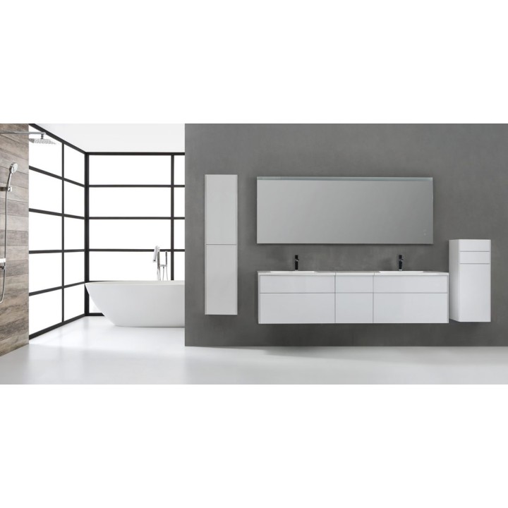 Koupelnový nábytek – set StoneArt Venice VE-2000-II tmavě šedý 200×52