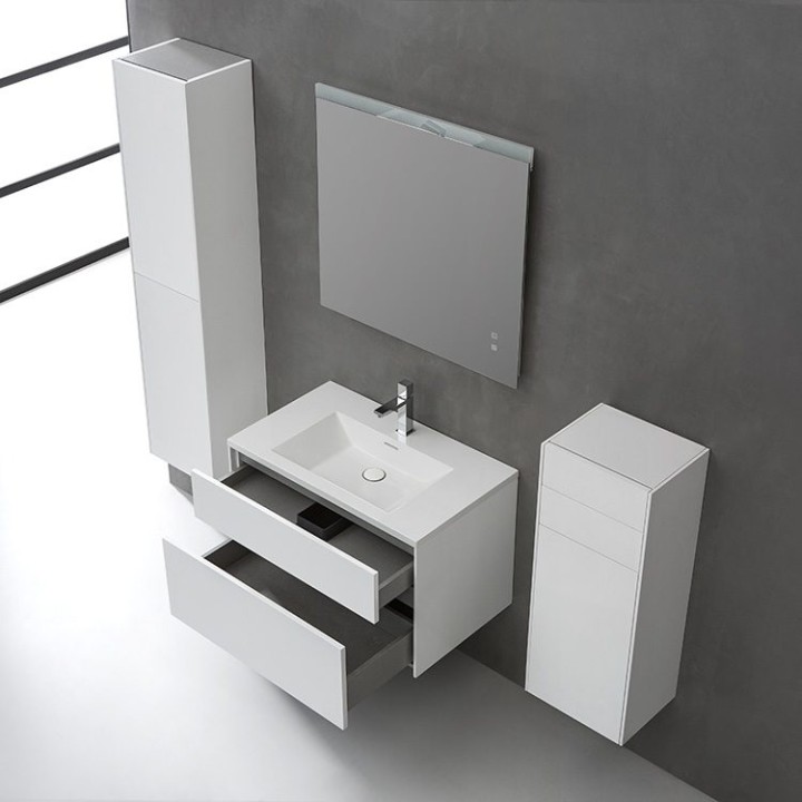 Koupelnová skříňka StoneArt Venice VE-0800-II dubová tmavá 80×52