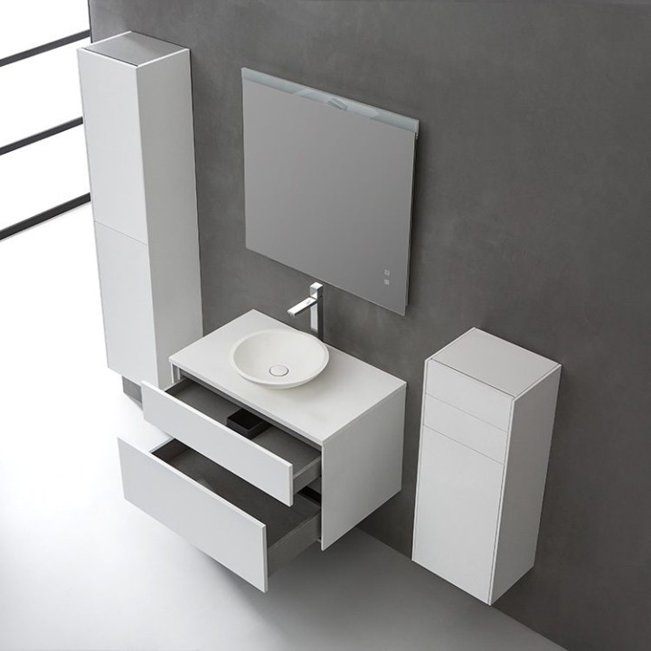 Koupelnová skříňka StoneArt Venice VE-0800pro-4 dubová světlá 80×52