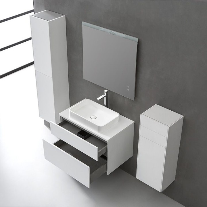 Koupelnová skříňka StoneArt Venice VE-0800pro-5 tmavě šedá 80×52
