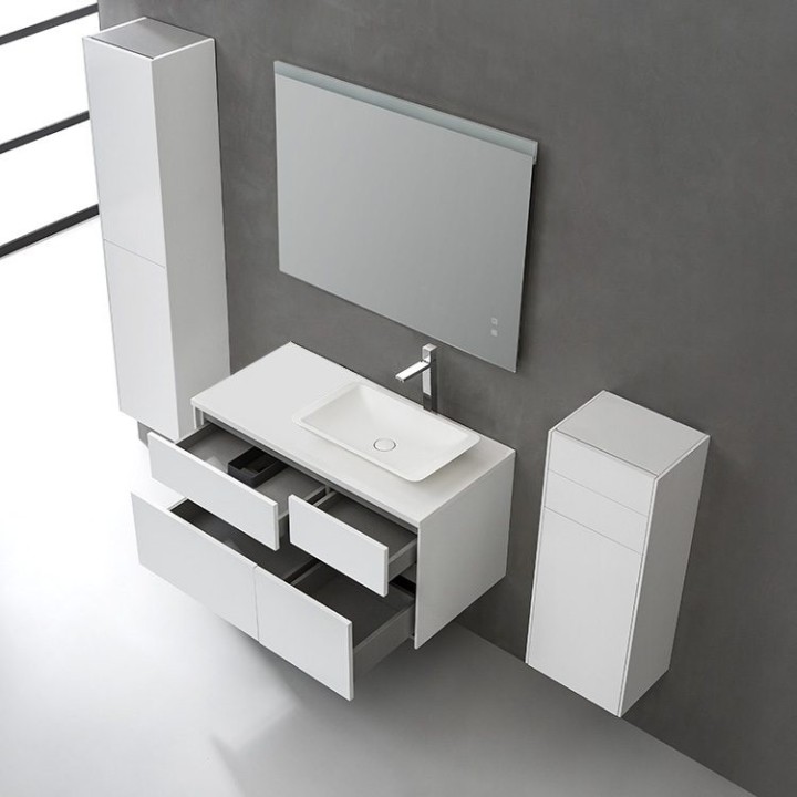 Koupelnová skříňka StoneArt Venice VE-1010pro-1 dubová tmavá 100×52 pr