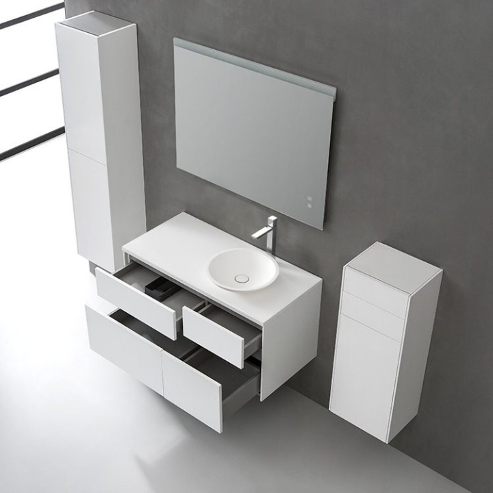 Koupelnová skříňka StoneArt Venice VE-1010pro-4 dubová světlá 100×52 p