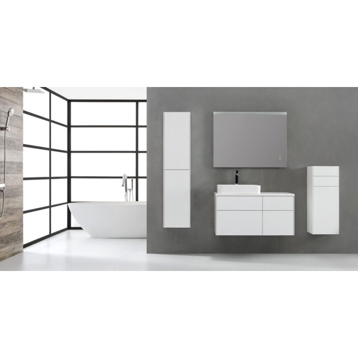 Koupelnová skříňka StoneArt Venice VE-1010pro-5 tmavě šedá 100×52 levé