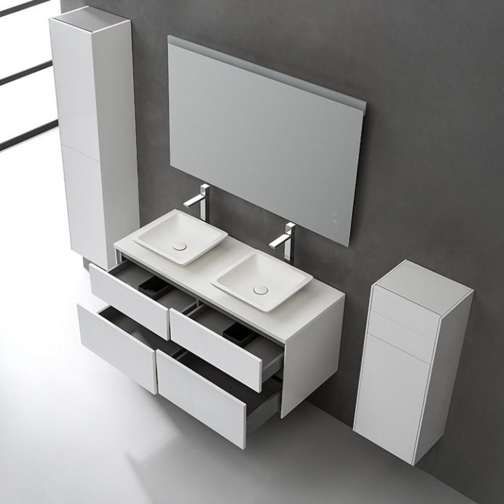 Koupelnová skříňka StoneArt Venice VE-1200pro-2 tmavě šedá 120×52
