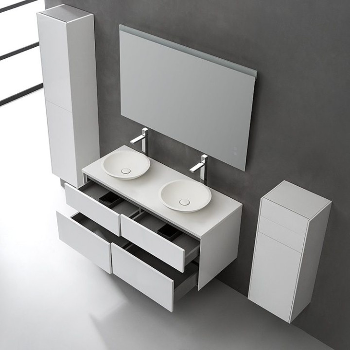 Koupelnová skříňka StoneArt Venice VE-1200pro-4 tmavě šedá 120×52