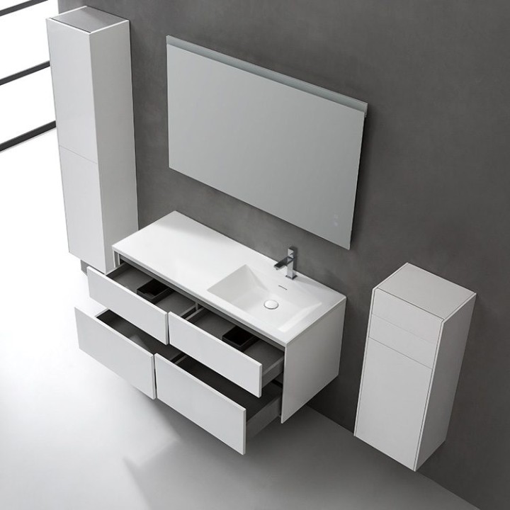 Koupelnová skříňka StoneArt Venice VE-1210-II tmavě šedá 120×52 pravé 