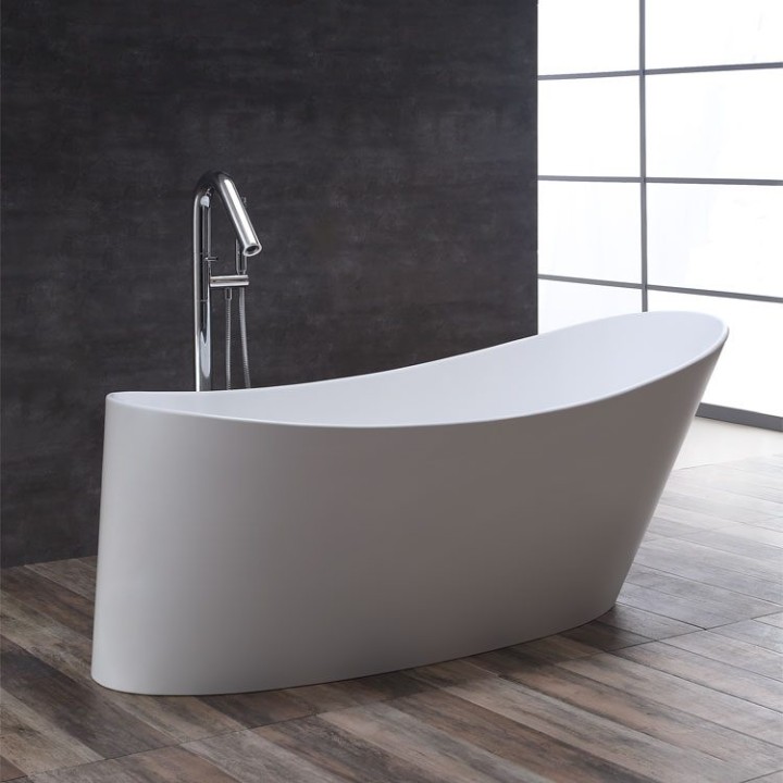 Volně stojící vana StoneArt BS-503 bílá 179×80 lesklá