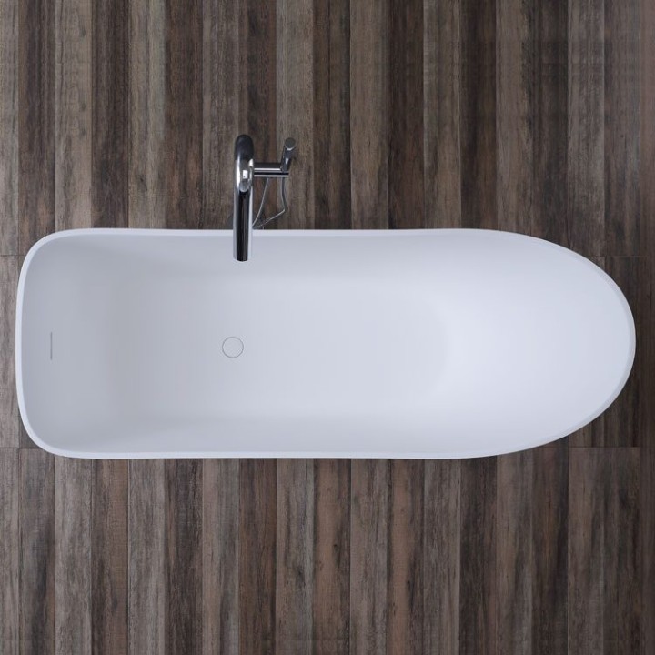 Volně stojící vana StoneArt BS-527 bílá 180×75 matná