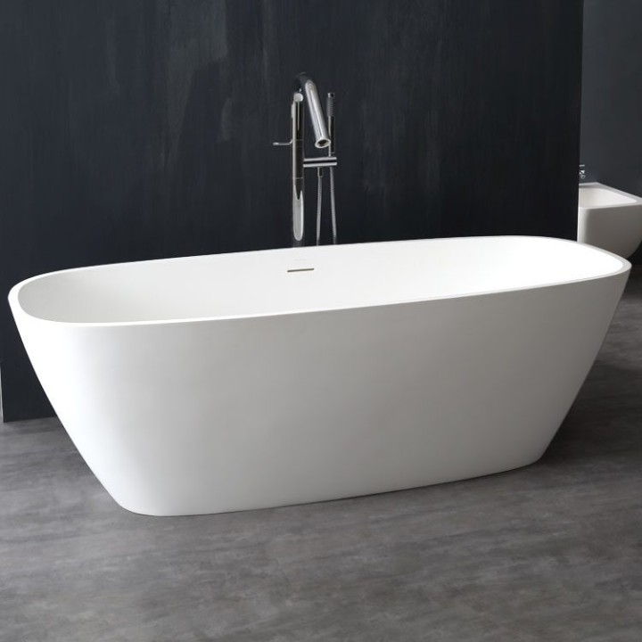 Volně stojící vana StoneArt BS-528 bílá 175×75 lesklá