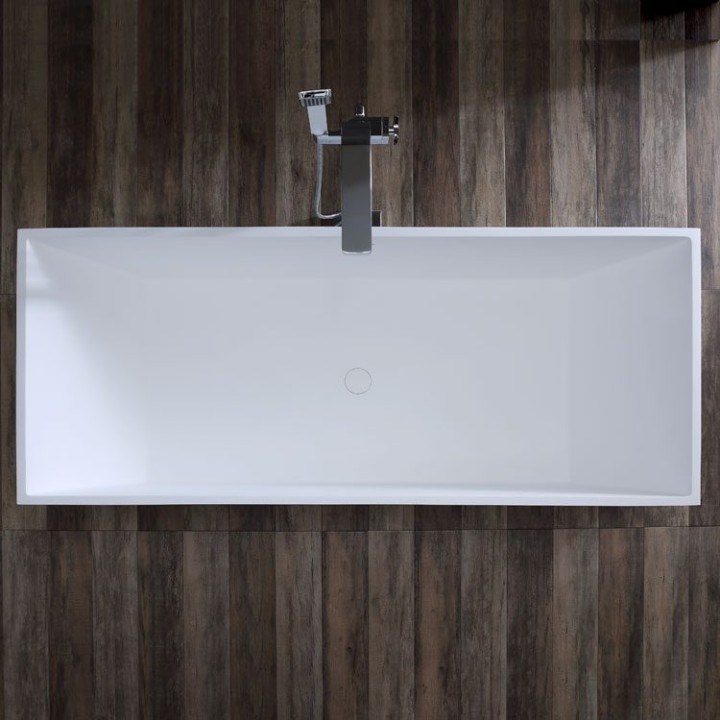 Volně stojící vana StoneArt BS-532 bílá 175×73 lesklá