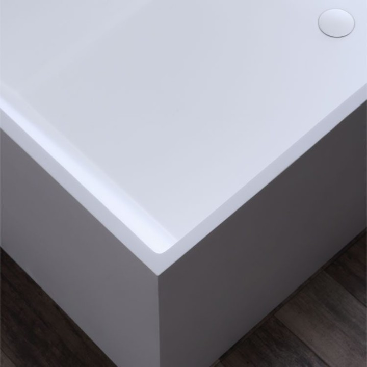 Volně stojící vana StoneArt BS-532 bílá 175×73 matná