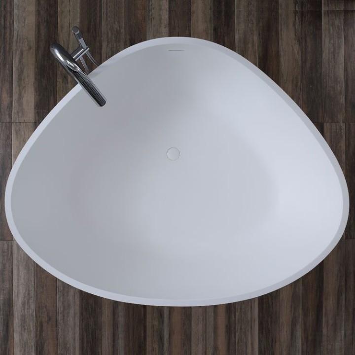 Volně stojící vana StoneArt BS-533 bílá 180×140 lesklá