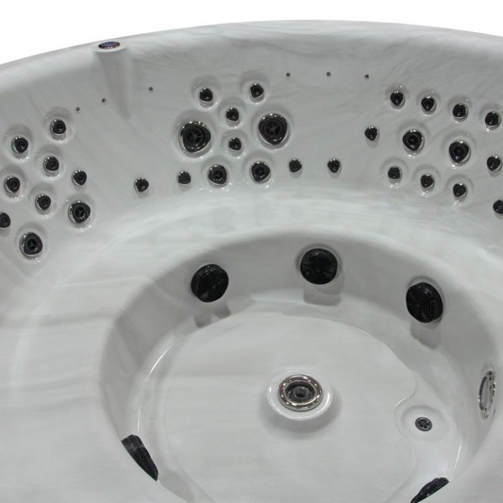 Venkovní vířivka EAGO AWT IN-392 classic extreme SilverMarble 240×240 