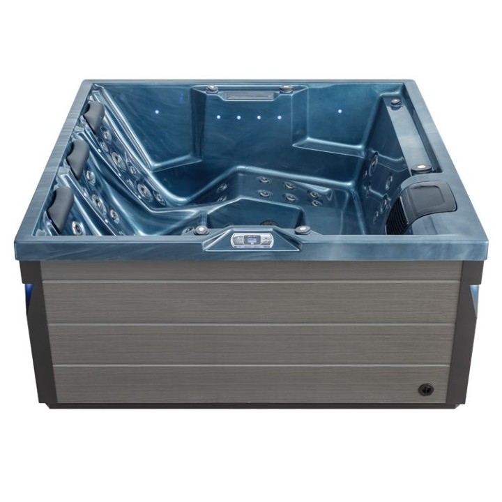 Venkovní vířivka EAGO AWT IN-402 premium OceanWave 200×200 šedá