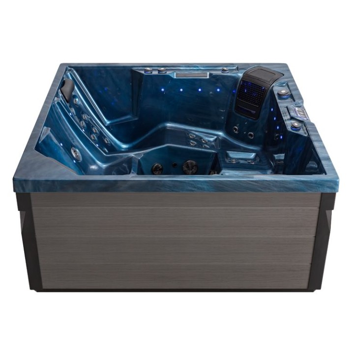 Venkovní vířivka EAGO AWT IN-403 eco OceanWave 200×200 šedá