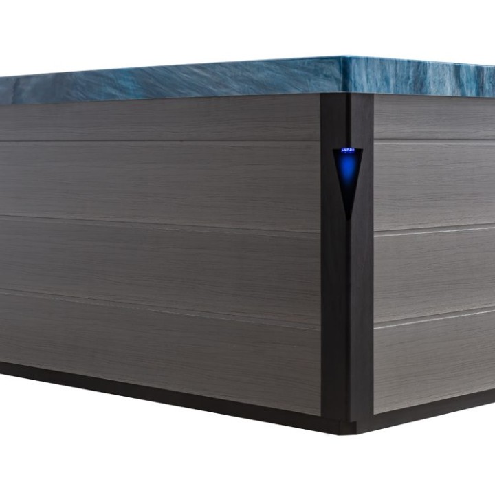 Venkovní vířivka EAGO AWT IN-403 eco OceanWave 200×200 šedá