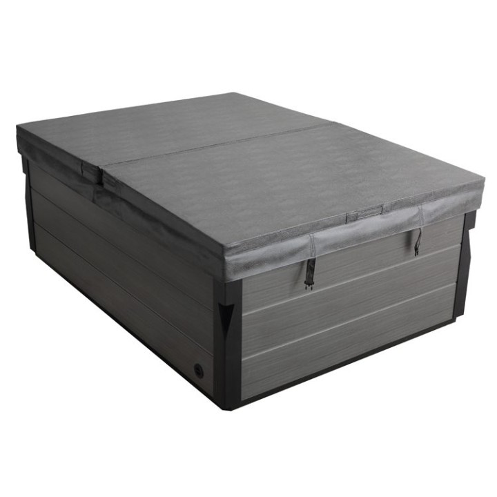 Venkovní vířivka EAGO AWT IN-405 eco Sterling Silver 220×160 šedá