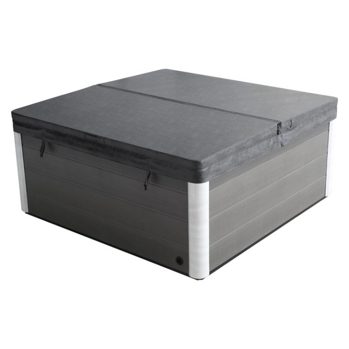 Venkovní vířivka EAGO AWT IN-701 s tepelným čerpadlem Sterling Silver 
