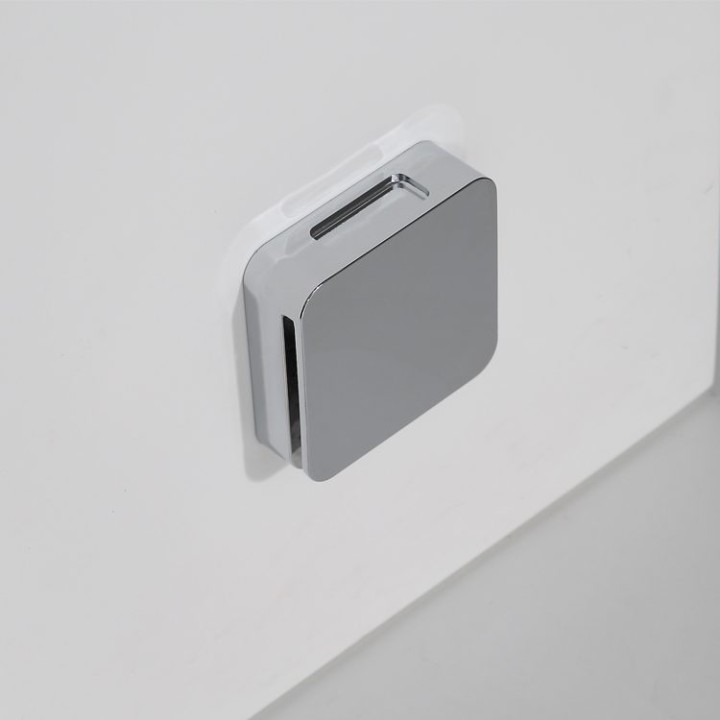 Parní sprchový box EAGO AWT LD106F15 stříbrný 100×100 levé provedení