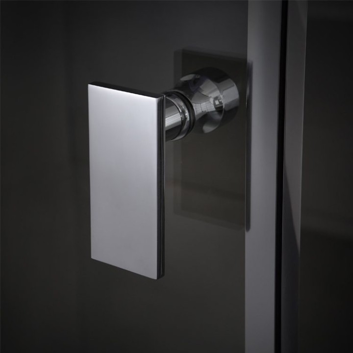 Parní sprchový box EAGO AWT LD107F15 bílý lesklý 120×90 pravé proveden