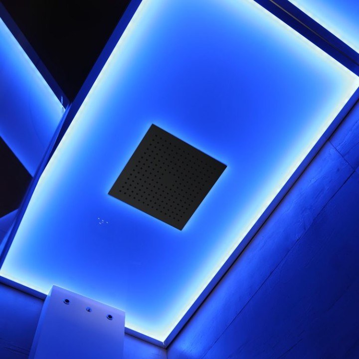 Parní sprchový box EAGO AWT LD111F15 bílý matný 150×90 levé provedení