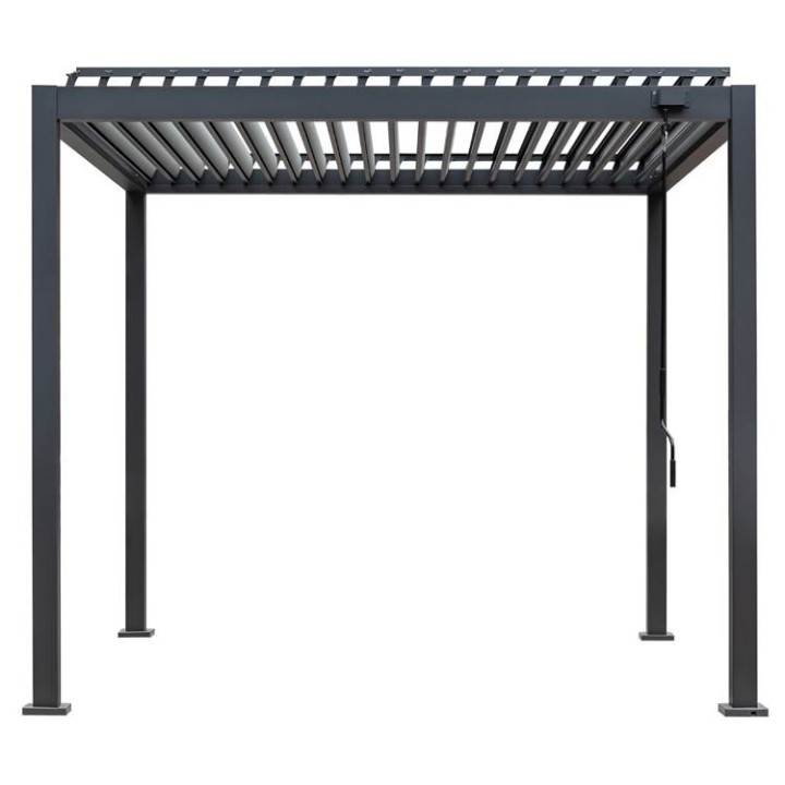 Pergola EAGO AWT P2-3A basic antracitová 3x3m s Handkurbel