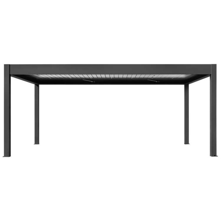 Pergola EAGO AWT P8-4B extreme černobílá 4×6 m elektrická
