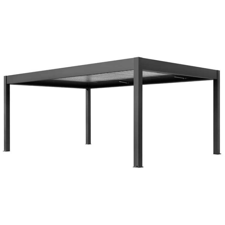 Pergola EAGO AWT P8-4B extreme černobílá 4×6 m elektrická