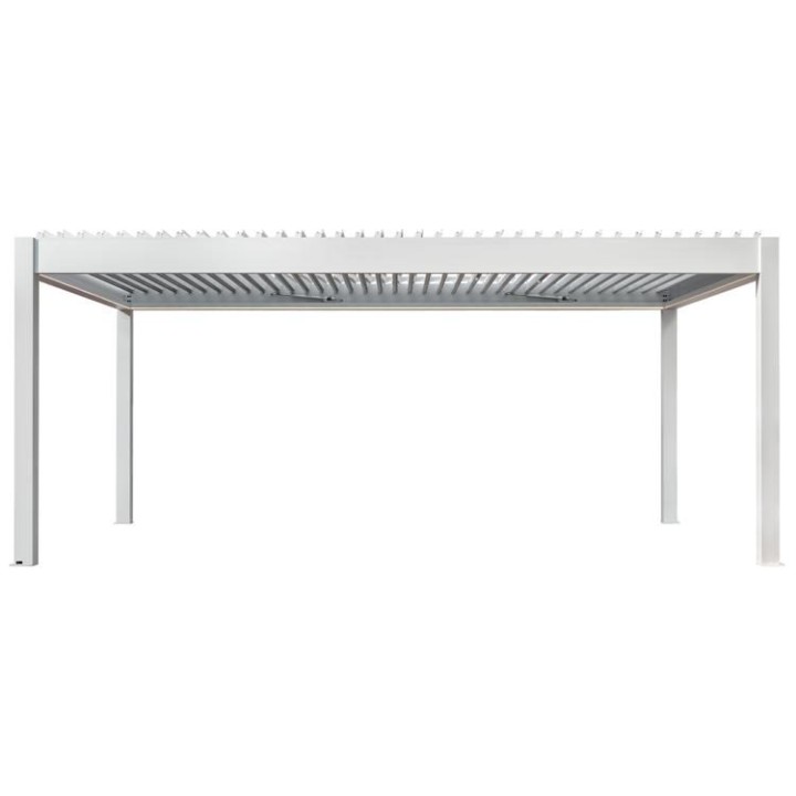 Pergola EAGO AWT P8-4B extreme bílá 4×6 m elektrická