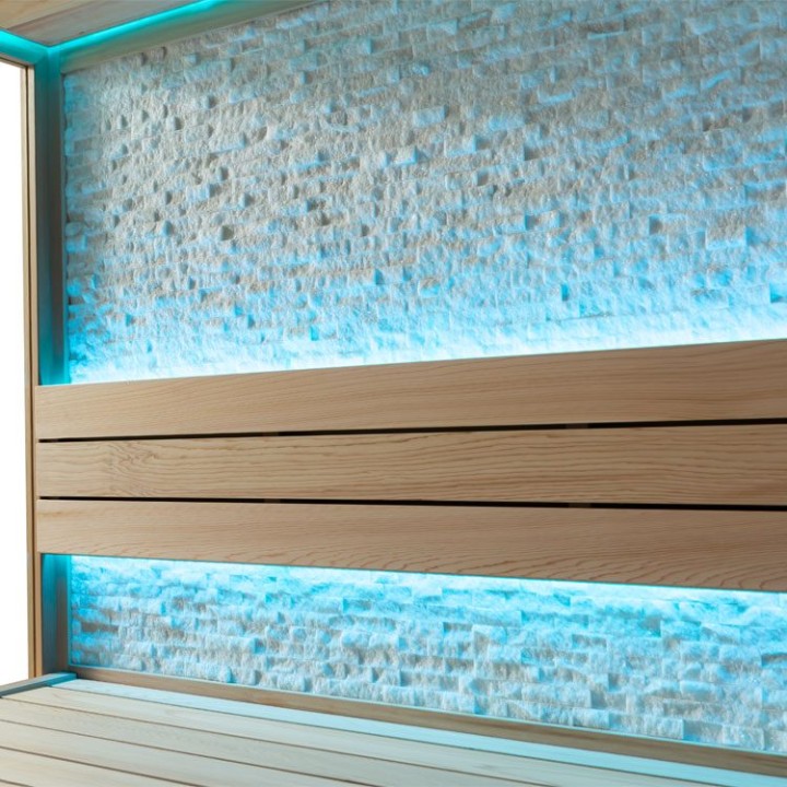 Finská sauna EAGO AWT B1601XL červený cedr 250×250 9 kW Virta Bi-O