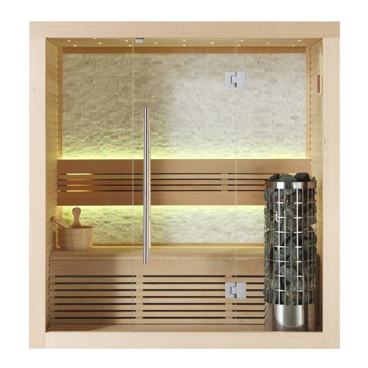 Finská sauna EAGO AWT E1103A hemlock 180×105 6,8 kW Cilindro
