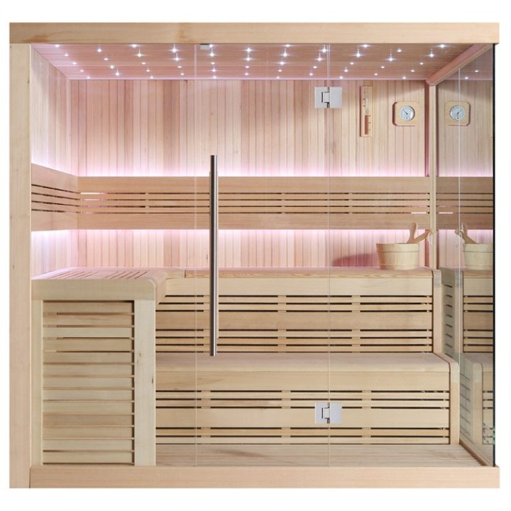 Finská sauna EAGO AWT E1115A hemlock 220×200 bez kamen