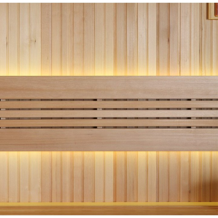 Finská sauna EAGO AWT E1115A hemlock 220×200 9 kW Virta