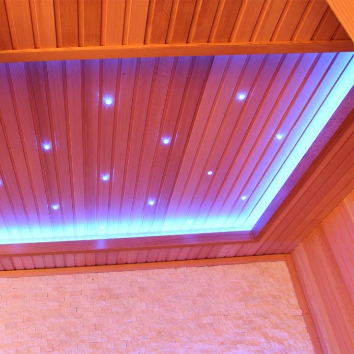 Finská sauna EAGO AWT E1244B červený cedr 180×150 9 kW Kivi