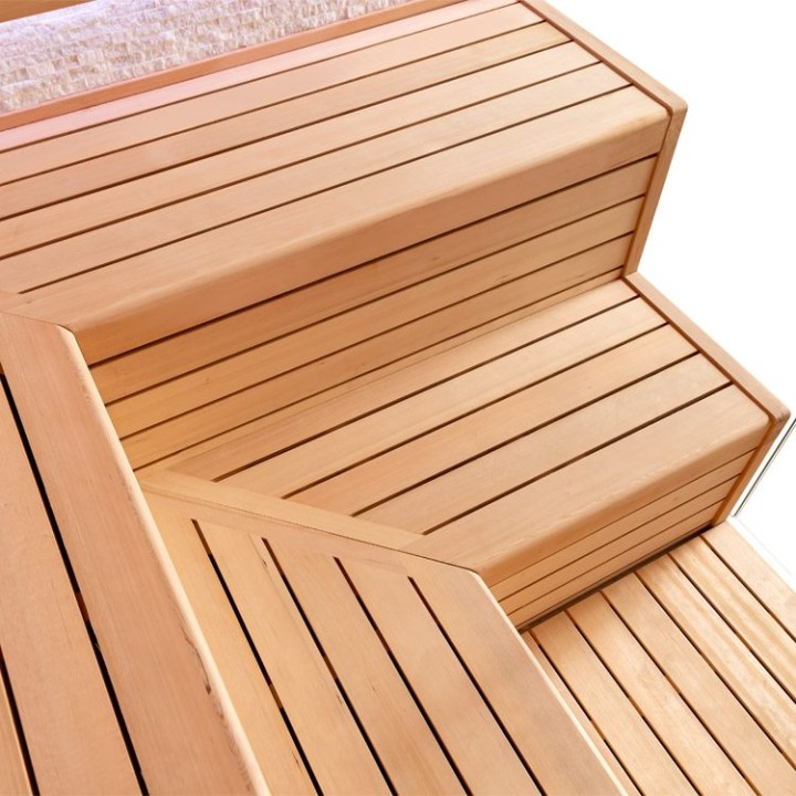 Finská sauna EAGO AWT E1603B hemlock 200×180 bez kamen