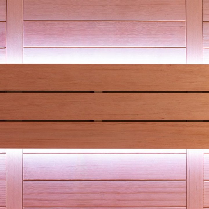 Finská sauna EAGO AWT E1614B hemlock 180×150 6,8 kW Cilindro