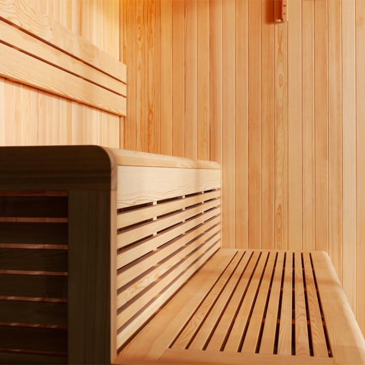Finská sauna EAGO AWT E1801XL borovice 200×200 9 kW Cilindro