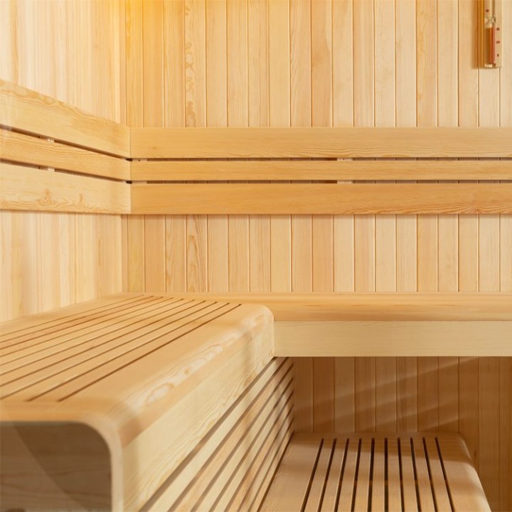 Finská sauna EAGO AWT E1806A borovice 220×220 9 kW Vega
