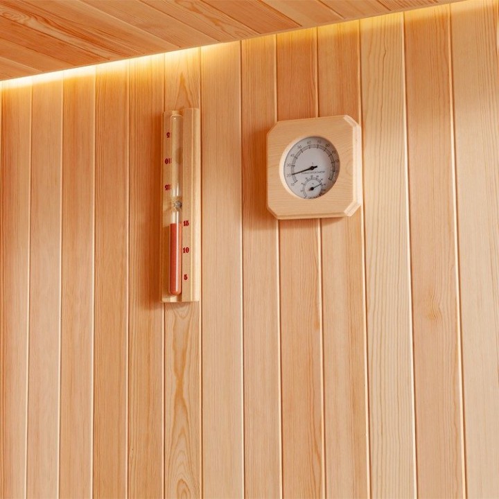 Finská sauna EAGO AWT E1806A borovice 220×220 9 kW Vega