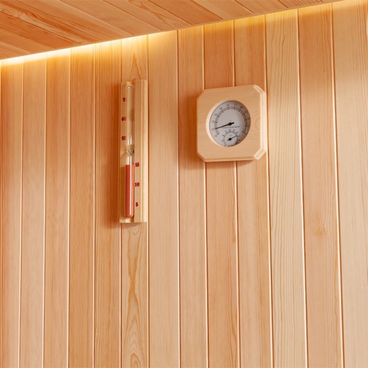 Finská sauna EAGO AWT E1806XL borovice 240×240 9 kW Cilindro