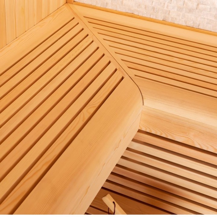 Finská sauna EAGO AWT E1812A borovice 220×200 bez kamen