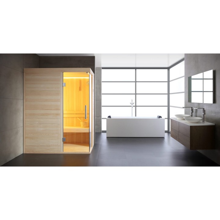 Finská sauna EAGO AWT E1816A borovice 220×220 bez kamen