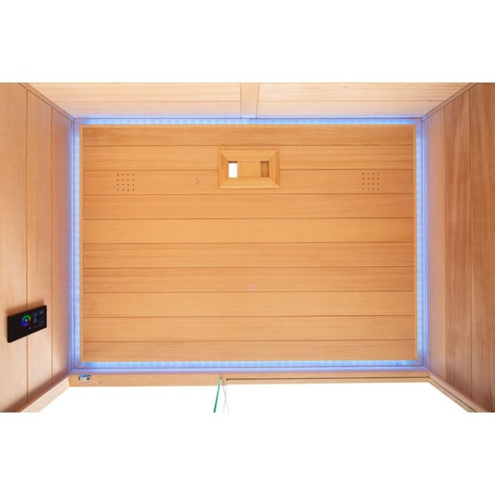 Infrakabina EAGO AWT E1250C-IR hemlock 150×110 bez kamen